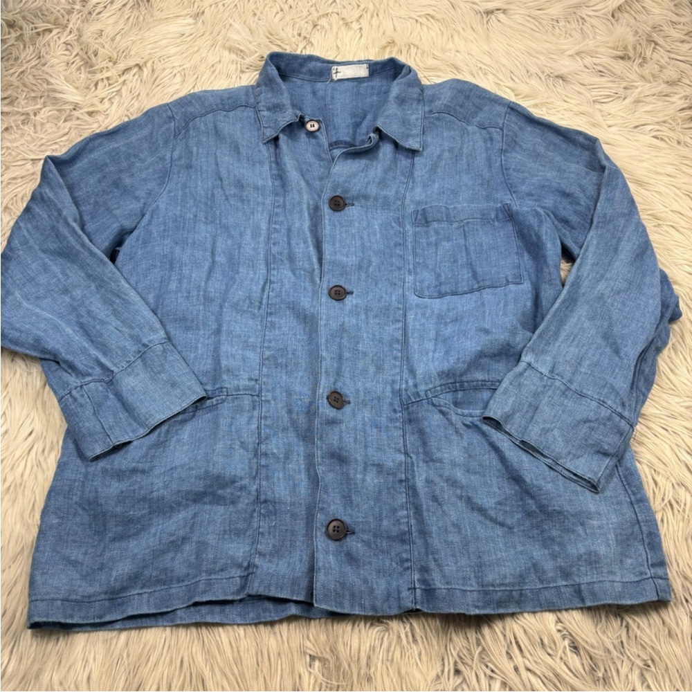 CP Shades Denim Blue Shirt Jacket